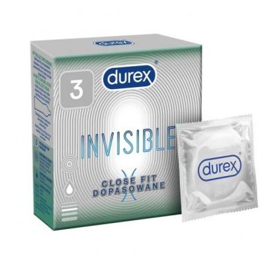 Durex Invisible Close Fit 3 ks